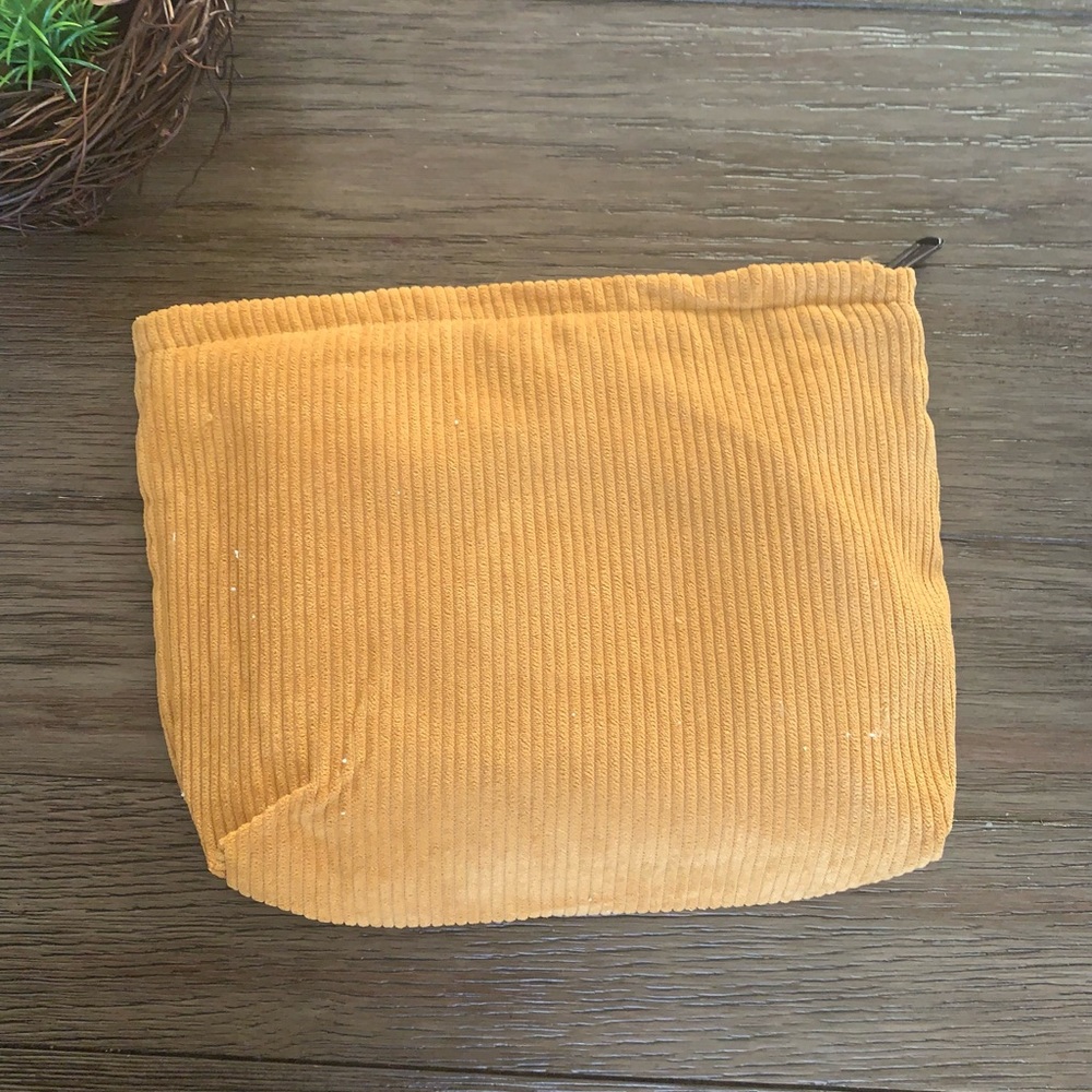 Corduroy Cosmetic Pouch with Eye Patch 
9”x 7 1/2” 6 available specify color - Picture 12 of 13